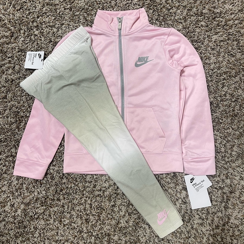 Girls Nike Tracksuit Set